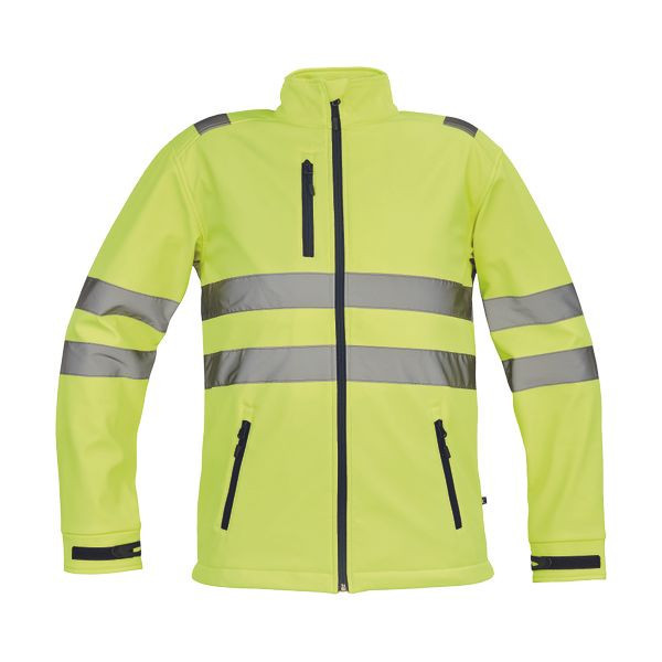 MURCIA HV SOFTSHELL bunda žlutá 3XL