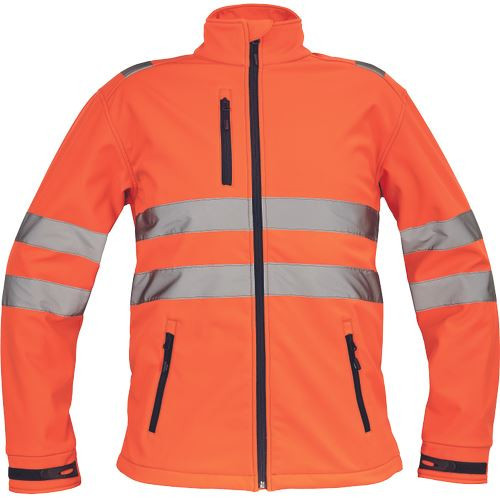 MURCIA HV SOFTSHELL bunda oranžová S