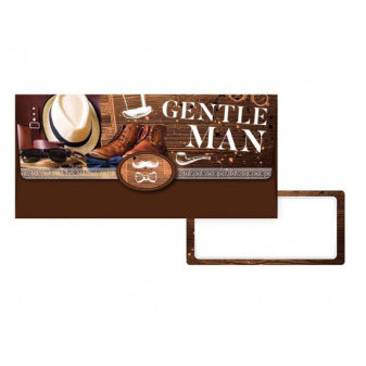 Obálka na peníze hnědá gentleman 55-087