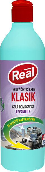 Čistící krém Real klasik levandule 600g