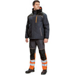 KNOXFIELD WINTER parka antracit/oranž XS | 03010469A2000