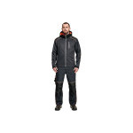 KNOXFIELD softshell bunda antra/červ M | 03010534A0002