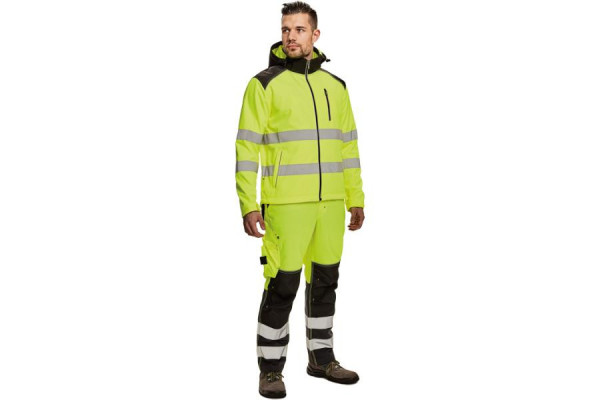 KNOXFIELD HV softshell bunda oranžov 3XL