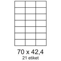 Etikety 70x42,3mm 21etiket na archu 100listů Label