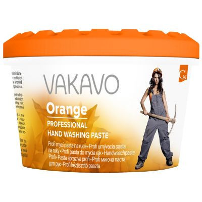 Mycí pasta Vakavo orange 600g