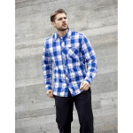 Košile ARDON®OPTIFLANNELS středně modrá royal | H9752/3XL