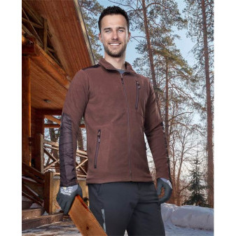 Mikina fleece ARDON®4TECH hnědá | H9426/