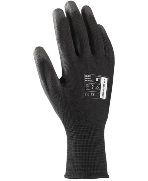 Máčené rukavice ARDONSAFETY/BUCK BLACK 09/L | A9061/L