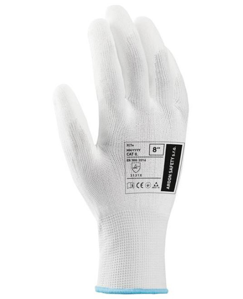 Máčené rukavice ARDONSAFETY/XC7e WHITE 10/XL | A9888/10